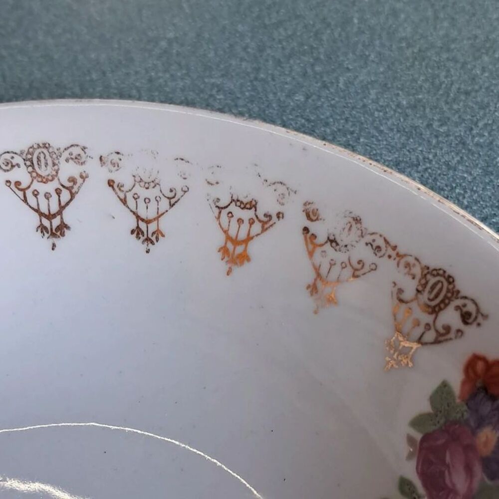 Bavaria Porcelain Floral Berry Bowl
